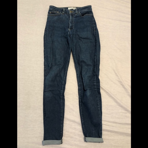 Size 27 American Apparel high waisted jeans - Picture 1 of 2